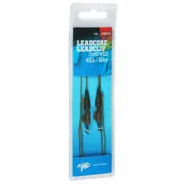 Giants fishing Montáž s olověnou šňůrkou Leadcore 45Lb Leadclip (2ks) 60cm Cenová Bomba