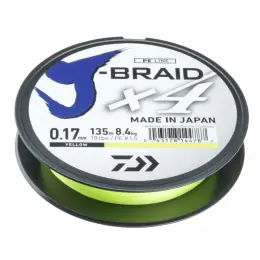 DAIWA - Šňůra J-Braid X4 Yellow Nízká Cena