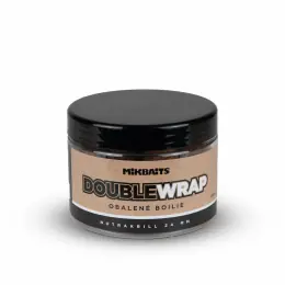 Akční Cena Mikbaits - ManiaQ Double Wrap boilie 24mm 500ml - NutraKRILL