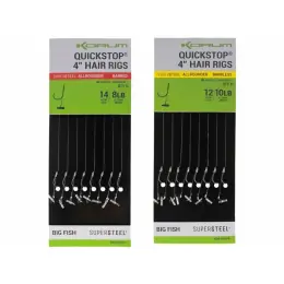 Přímo Od Výrobce KORUM - Návazec Big Fish Quickstop 4” Hair Rigs Barbed bal.8ks 10cm