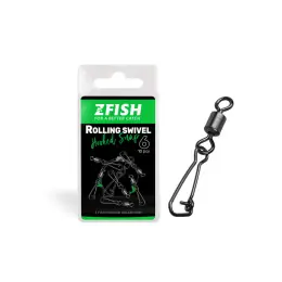 Horká Nabídka ZFISH - Obratlík Rolling Swivel & Hooked Snap