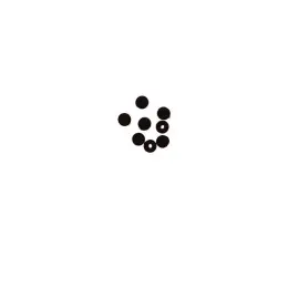 Bezpečná Platba Kinetic - Zarážky Rubber Beads Black 20ks