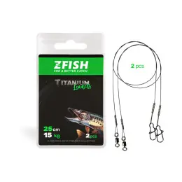Ověřený ZFISH - Lanko Titanium Leader - 2ks