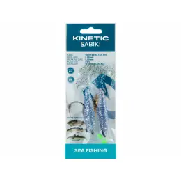 Cenový Hit Kinetic - Návazec Sabiki Twister XL Tail rig 130cm 0,80mm vel.8/0