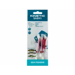 Horká Nabídka Kinetic - Návazec Sabiki Mini Makk rig 130cm 0,70mm vel.5/0