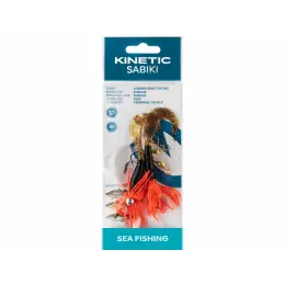 Sleva Kinetic - Návazec Sabiki Loaded Skirt UV rig 130cm 0,60mm vel.3/0