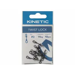 Kinetic - Karabinka Twist Lock 10ks Ihned K Objednání