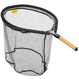 Značkový Fencl - Muškařský podběrák plovoucí King XL s pogumovanou sítí (Bez magnetu a lanka)