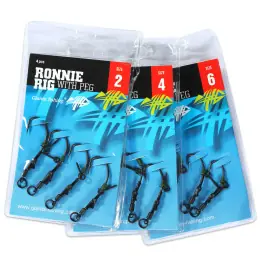 Tovární Cena Giants fishing Kaprový návazec Ronnie Rig with Peg(4ks) vel.2