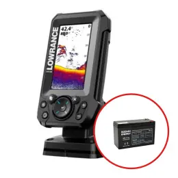 Lowrance - Sonar EAGLE 4X se sondou bullet + baterie 12V/7Ah Originální
