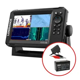Lowrance - Sonar EAGLE 7 se sondou SplitShot HD + baterie 12V/7Ah + nabíječka 0,75A/6/12V Odeslání Ihned