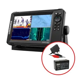 Poslední Šance Lowrance - Sonar EAGLE 9 se sondou TripleShot HD + baterie 12V/7Ah + nabíječka 0,75A/6/12V
